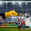 1 пара амортизирующих детских вратарских перчаток с защитой пальцев, футбольные вратарские перчатки, футбольный матч