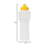 WellBe Running Bottle Shake Hands (Increased Capacity and Fit) Yellow
