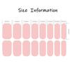 5Sheets Gradient Colors Gel Nail Polish Strips Glittering Gel Full Nail Wraps  DIY NAil Art Making