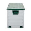 290L Outdoor Storage Box with Lid, Lockable with Wheels & Handles, for Garden Tools