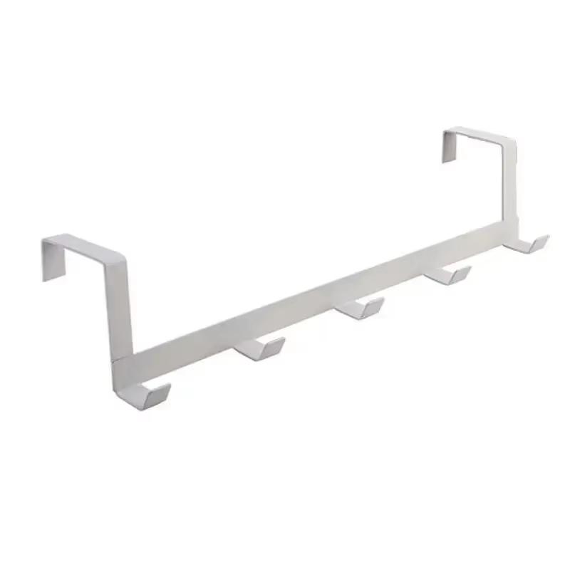 Крючки над дверью, 5 крючков, органайзер для дома, ванной комнаты, вешалка для одежды, пальто, шляпа, вешалка для полотенец, аксессуары для ванной комнаты и кухни