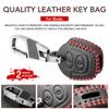 Чехол для смарт-ключа из натуральной кожи для VW Polo Golf Passat Bora Sharan Skoda Octavia Fabia Seat Corboda Leon Ibiza Holder