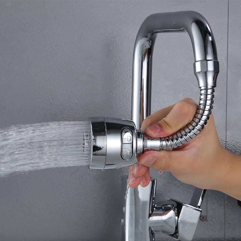 Kitchen Universal Aerator Water Faucet Splash Head Spout Lengthened Extension Filter Shower Head
