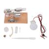 Hot Air Stirling Engine Motor Model DIY Educational Electricity Generator Colorful LED for Kids