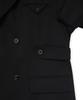 Synqia Heritage Double-Breasted Tailored Jacket Black