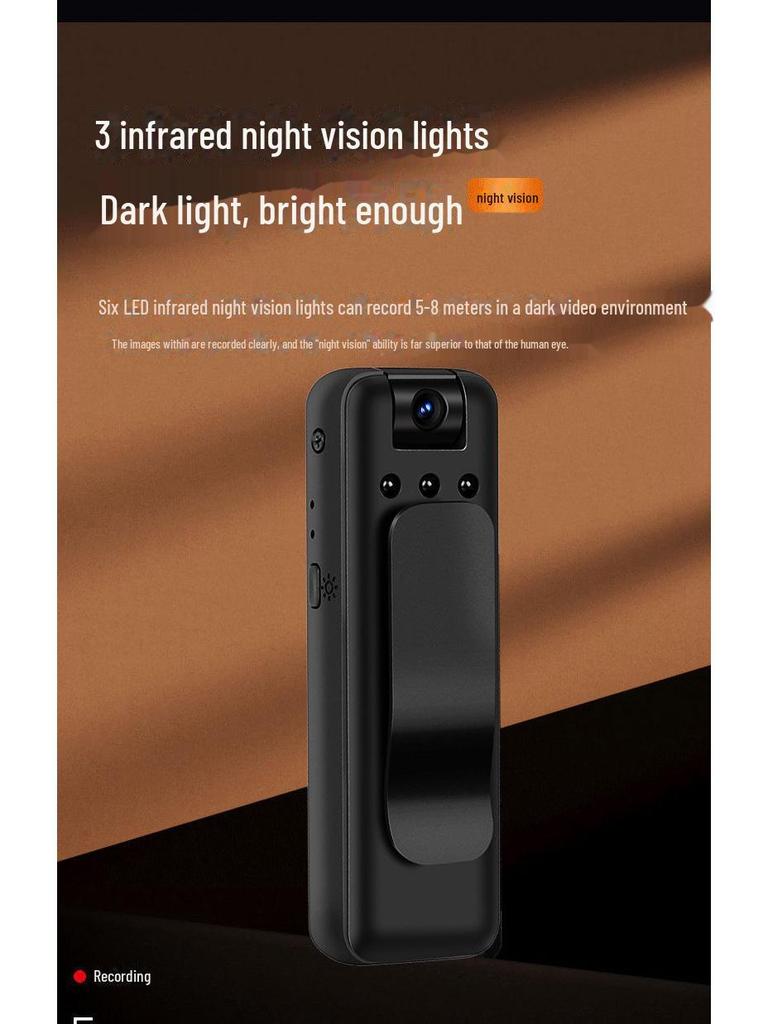 Ультра HD нательная камера-ручка для охраны правопорядка и спортивных съемок