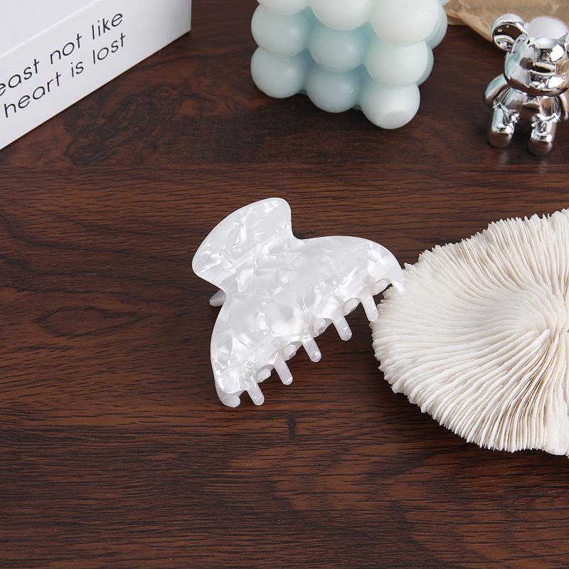 Высококачественная французская имитация ацетата заколка для волос «Маленький монстр» - Элегантная маленькая заколка-акула для женской прически