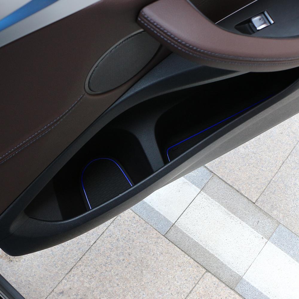 Для BMW X3 G01 2018 - 2025 Коврики в углубления дверей автомобиля Резиновые коврики в углубления дверей Аксессуары для интерьера Запчасти