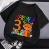 Sprunki Summer Boys Girls T-shirts Incredibox Kids Clothes Cute Cartoon Game Printed Tops Soft Comfortable Tees Children Gifts