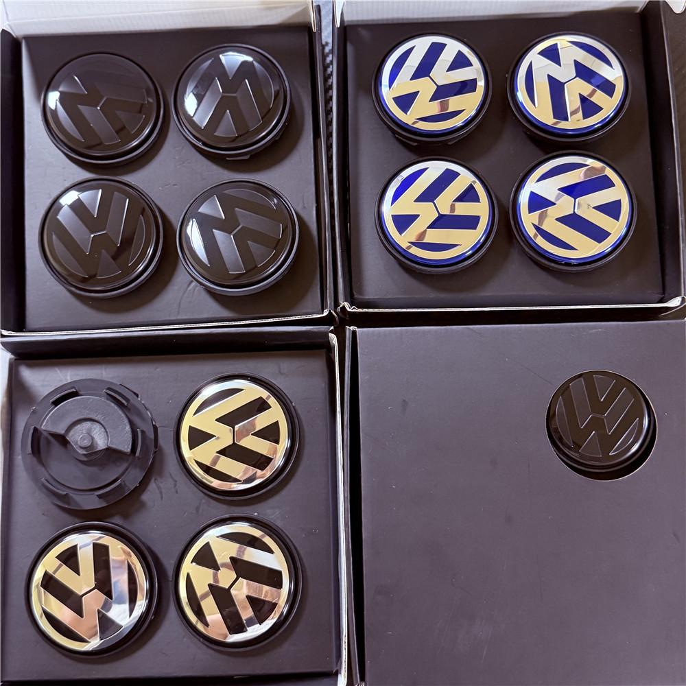 hijk1 Floating Wheel Center Caps Hub Cover 4pcs 56mm 65mm For Volkswagen VW Golf 5 6 7 Passat B6 B7 B8 Tiguan Polo Jetta GTI 3B7601171
