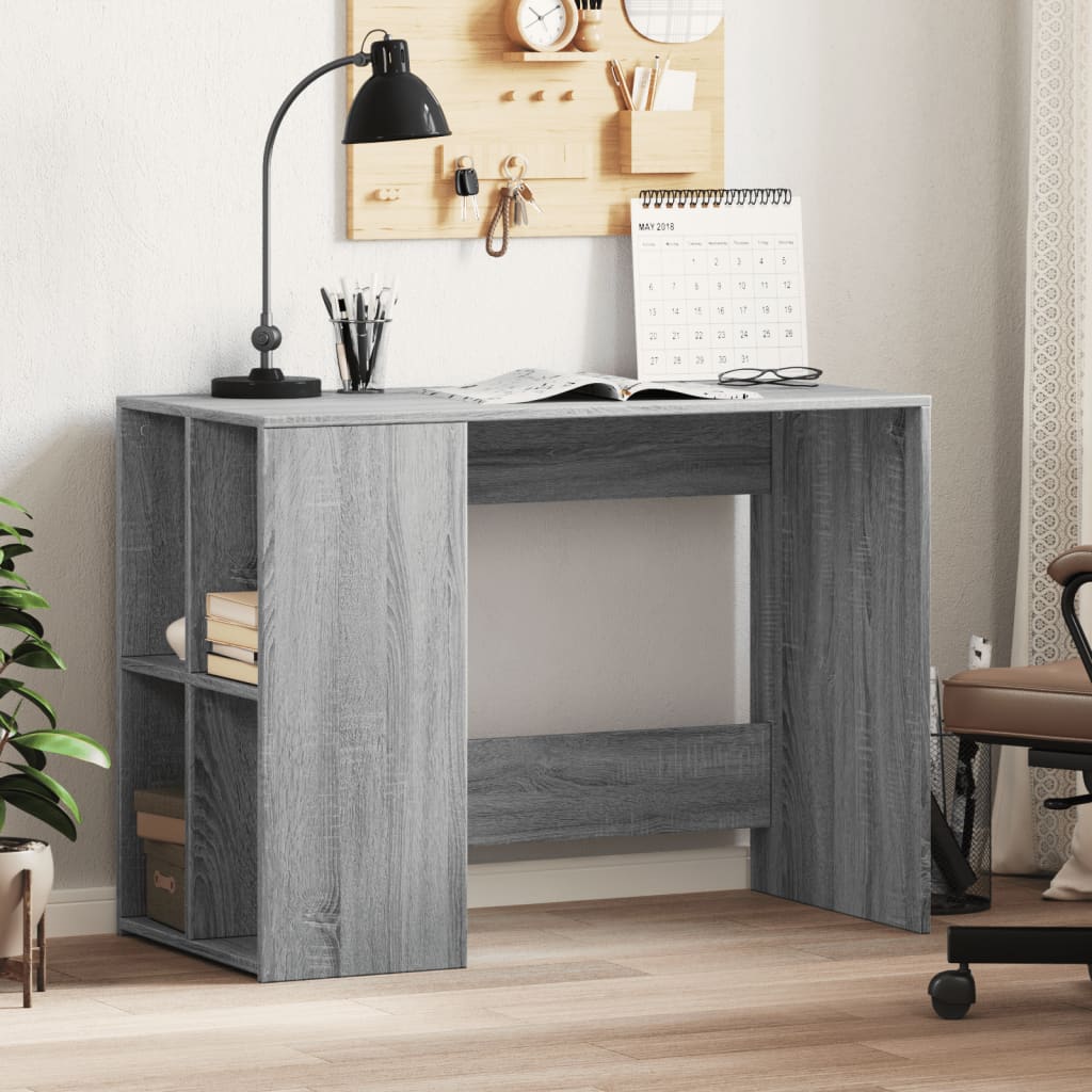 Desk Grey Sonoma 102 x 50 x 75 cm Engineered Wood