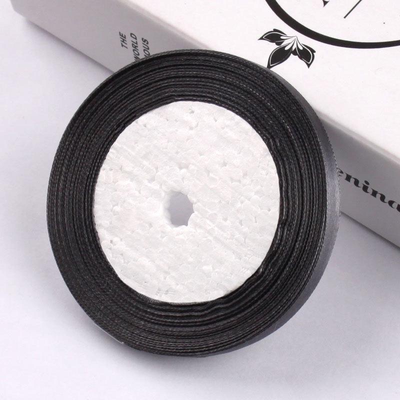 1cm Gold Satin Braided Ribbon, 10mm Silk Cloth Strip for Christmas Packaging and Gift Wrapping