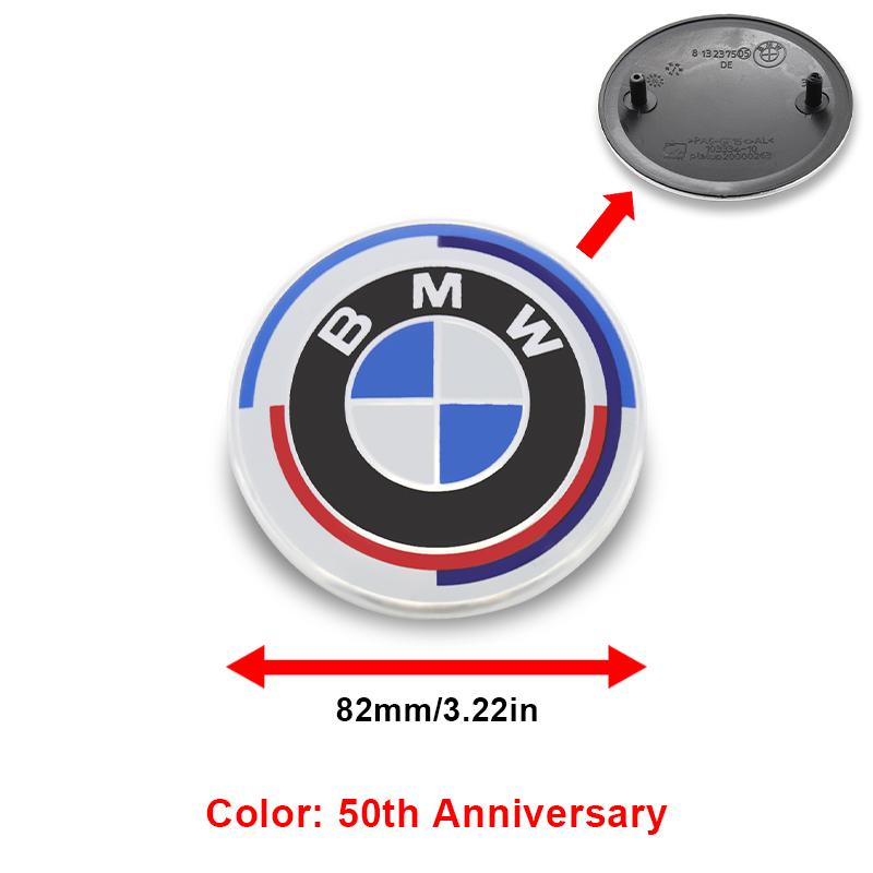 74mm 82mm 3D Car Emblem For BMW M M1 M2 M3 F32 E53 E60 E90 E91 E92 F01 F30 E39 F10 F20 X3 X5 X6 Badge Hood Front Rear Trunk Logo