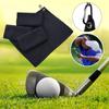 Black Microfiber Cotton Golf Towel With Carabiner Hook Cleans Clubs Golf Towel Balls Hands Cleaning Towels 30*30/30*40/40*60cm