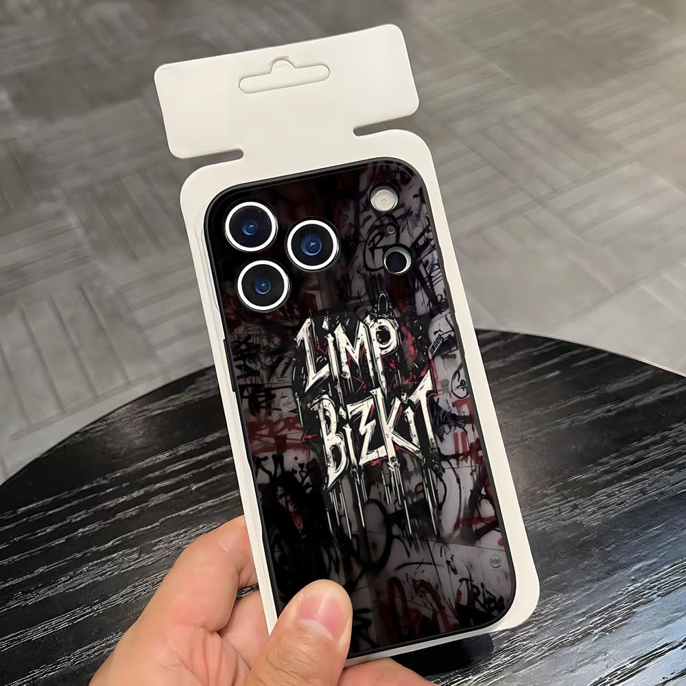Чехол для телефона Rock Band L-Limp Bizkit Для IPhone 17 Air 16 E Pro Max 15 14 13 Mini 12 Pro 11 Max Plus Черный Мягкий