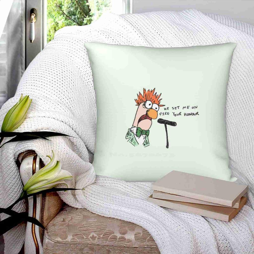 Beaker Threatening Legal Action Soft Comfortable Pillowcase The Show Bunsen And Beaker Kermit The Frog Meme Law And Order