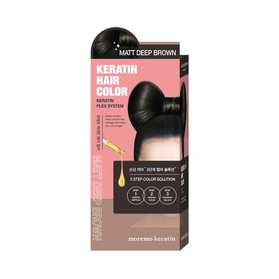 Moremo Keratin Damage-Free Hair Color Matte Deep Brown (Dye)