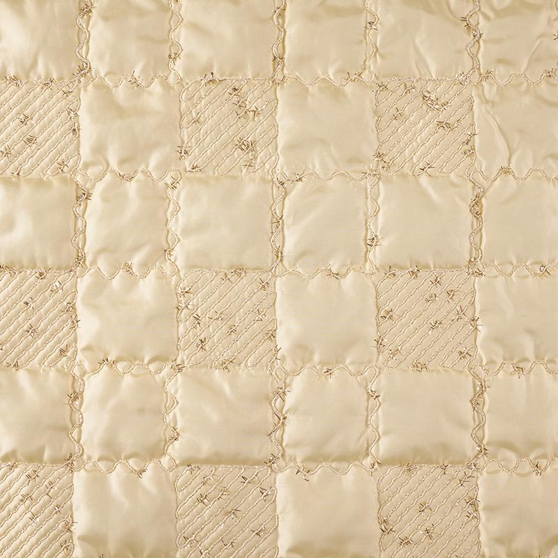 1 метр Стеганая ткань с хлопковой набивкой Полиэстеровая вышивка Шнур Пайеточная вышивка Ткань для дизайнерских сумок и багажа