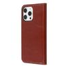 For iPhone 16 Pro Max Stand Cases Genuine Split Leather Wallet Phone Cover Magnetic Closure