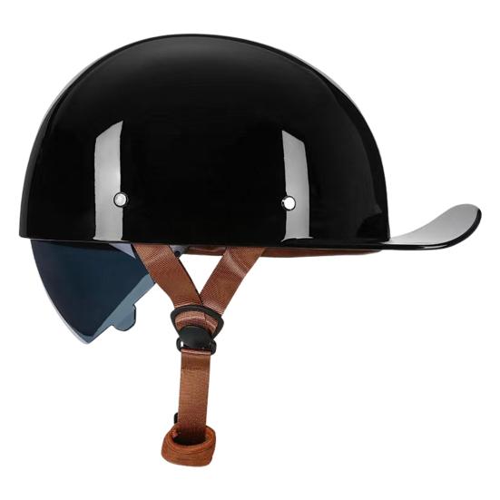 Винтажный мотоциклетный шлем для езды на велосипеде, катания на роликах, бейсболка с открытым лицом, легкий шлем для мужчин и женщин, велосипедный скутер, полушлем