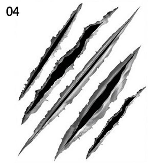 Водонепроницаемый автомобильный Стайлинг Shothole Scratch 3D поддельный автомобиль забавные наклейки на шлем наклейки