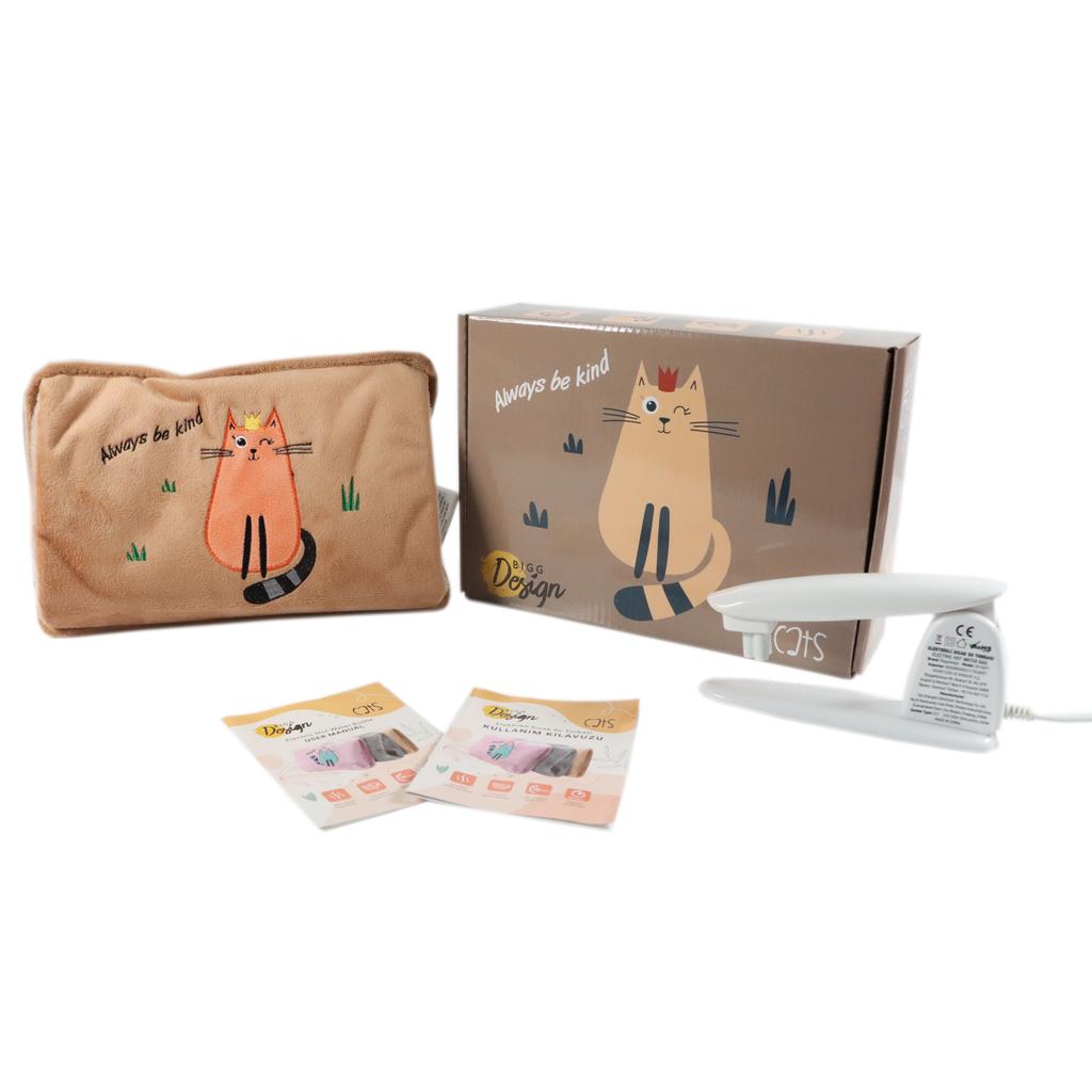 Biggdesign Cats  Kind Cat Electric Hot Water Bottle