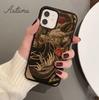 Мягкий чехол для телефона с татуировкой дракона для iPhone 11 12 13 14 Pro Max mini X XR XS SE 2020 6S 7 8 Plus Samsung Galaxy S21 S22