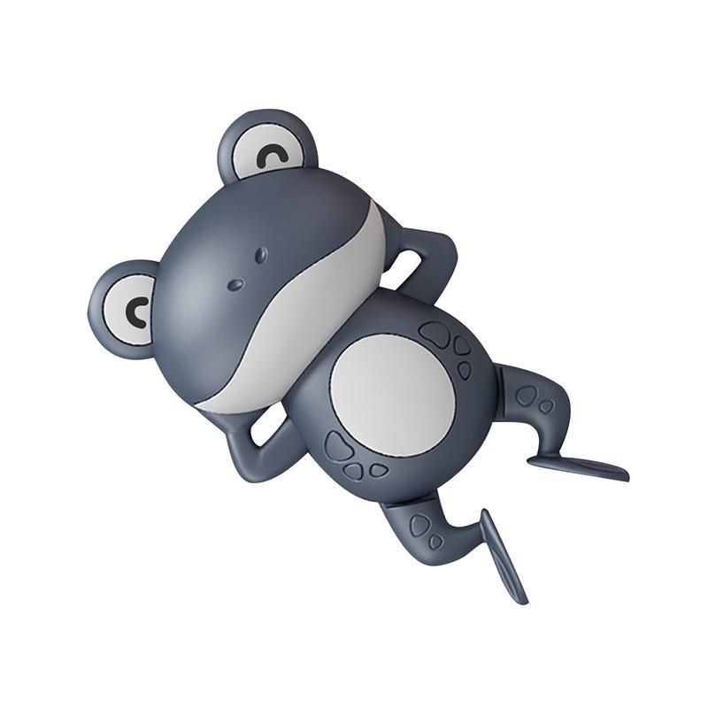 Baby Swimming Bath Toy Cute Cartoon Animal Frog Clockwork Bath Toy Infant Swimming Water Toy KTY