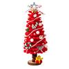 DIY Christmas Tree Kit with Light String Festive Desktop Decoration Warm Christmas Atmosphere Light New Year Gift Christmas Decor
