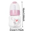60Ml Baby Newborn Nursing Nipple Bottle Pp Pacifier Mini Portable Feeding Bottle