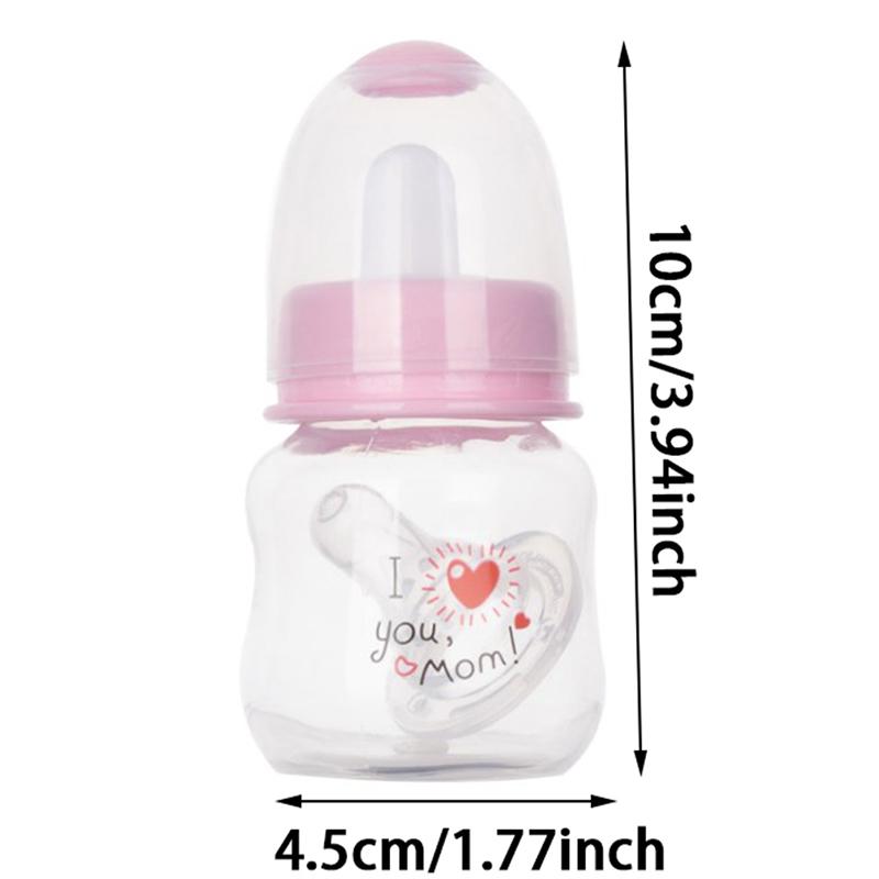 60Ml Baby Newborn Nursing Nipple Bottle Pp Pacifier Mini Portable Feeding Bottle