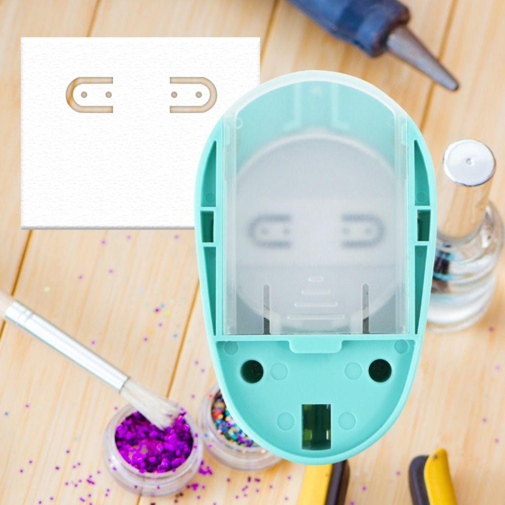 DIY Projects Necklace Display Card Punch Random Color Hole Punch Earring Card Puncher Paper Craft