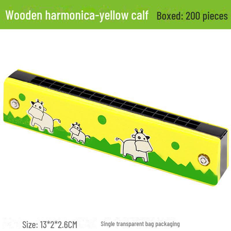 Высококачественная деревянная литая губная гармошка - идеальный музыкальный подарок для детей детского сада и учеников начальной школы