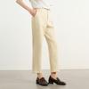 Elva' Island Women's Cotton Straight Leg Casual Trousers