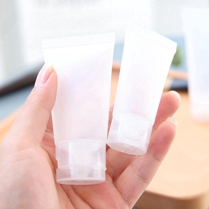 Empty Portable Tubes Squeeze Cosmetic Containers Cream Plastic Bottles