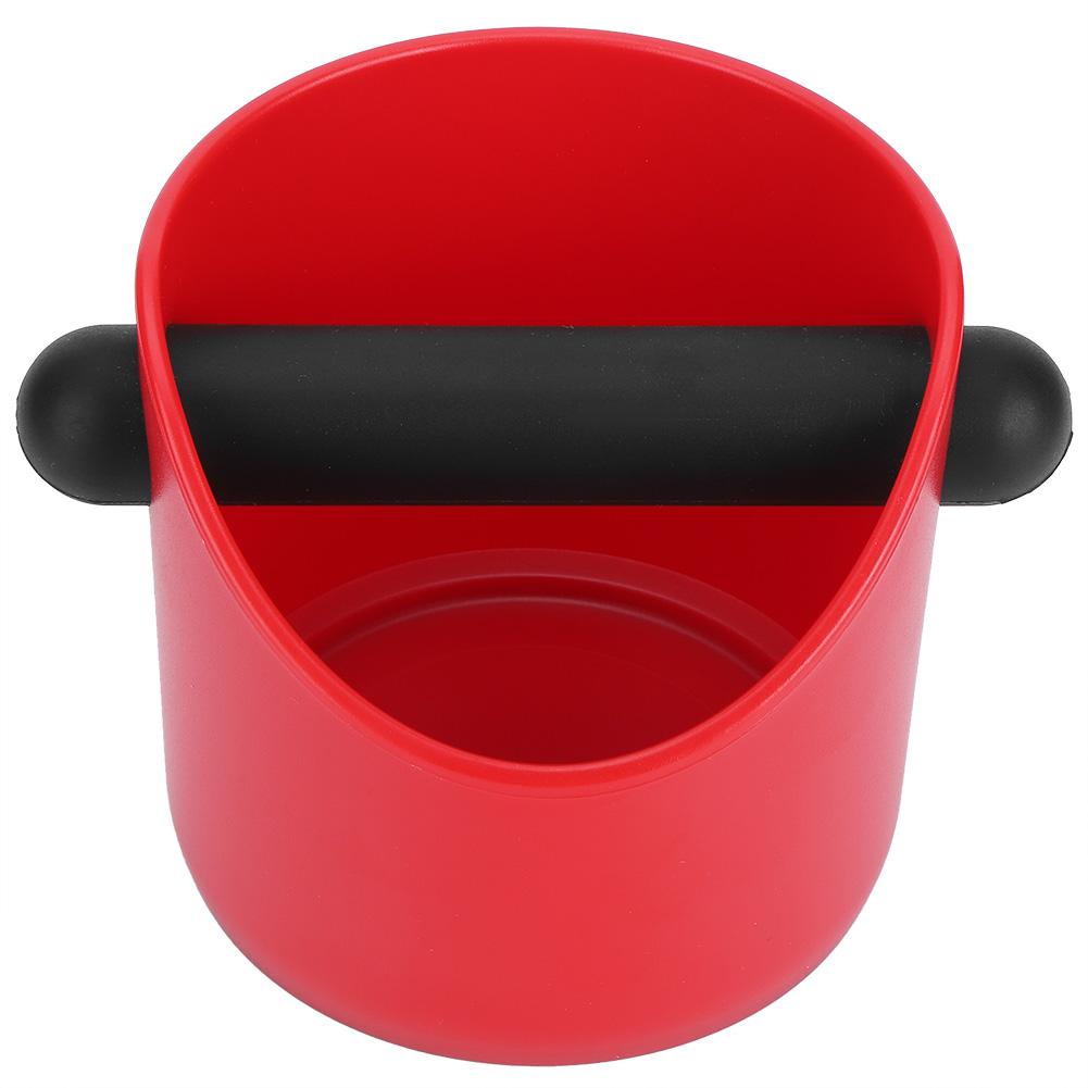 Мини-контейнер для кофейной гущи NonSlip Straight Port Household Grind Bucket Knock Bin Box(красный )