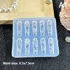 3D Silicone Nail Art Mold Cartoon Cute Dog Bear Cake Bread Relief Carving Diy Design Nail Parts Charm Decorations Manicure Tool