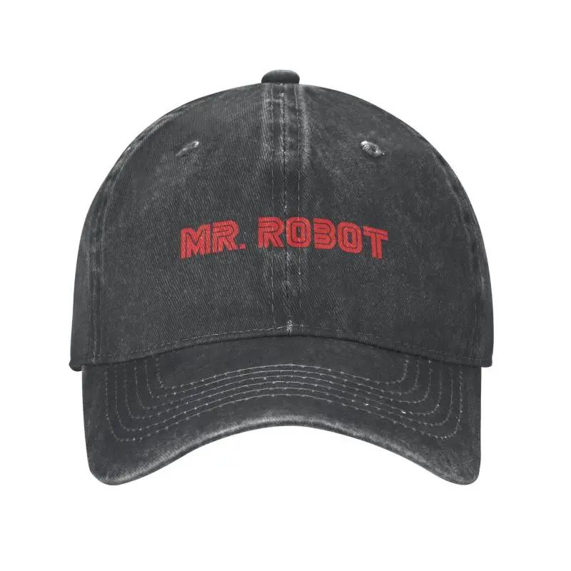 Панк Унисекс Хлопок Логотип Mr Robot Бейсболка Взрослый FSociety Хакер Регулируемая Папина Шляпа Женская Унисекс Защита от Солнца