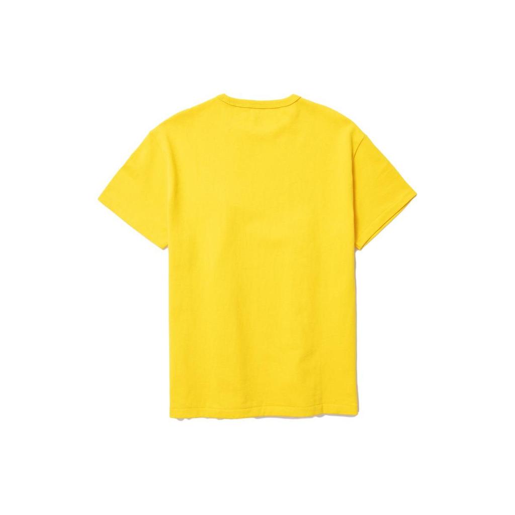 Polo Ralph Lauren Весна-Лето 23 Футболка с вышивкой логотипа, с круглым вырезом, с коротким рукавом, мужские топы, желтая 710811284-022