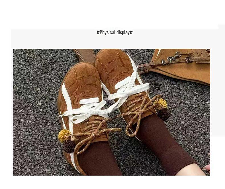Meilaide Vintage Flip-Up Sporty Casual Shoes with Inner Height Boost for Women - Ins Style