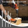 Four Edged Drill Bit Set 6/8/10/12mm Electric Drill Bit Durable Punching Tool Tile