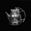 Чайник из жаропрочного стекла с ручной росписью золотом