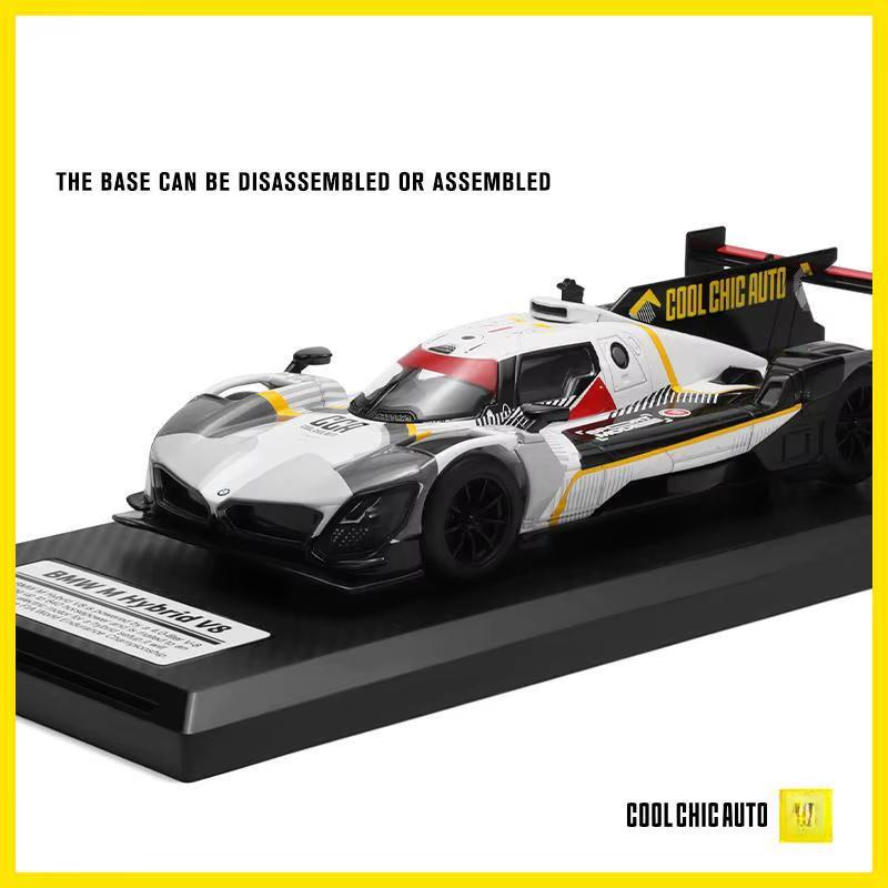 1/24 BMW M Hybrid V8 LMDh Motorsport Rally Racing CCA литая металлическая игрушечная машинка миниатюрная модель транспортного средства коллекция подарок детям мальчик