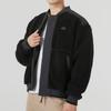 Adidas Solid Color Sports Casual Fleece Warm Loose Jacket Men Jacket Black IL8919