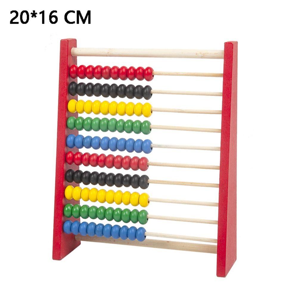 Деревянные счеты деревянные красные синие желтые счетные прочные бусины для дошкольного возраста