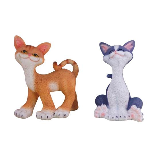 Орнамент Кот Удачи Материал смола Тонкая работа Скульптура кота Символ богатства Декор Украшение для дома и вечеринки