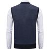 Cozy Up Men's Cable Knit Sweater Vest Wool Blend V Neck Button Down Sleeveless Cardigan Vest