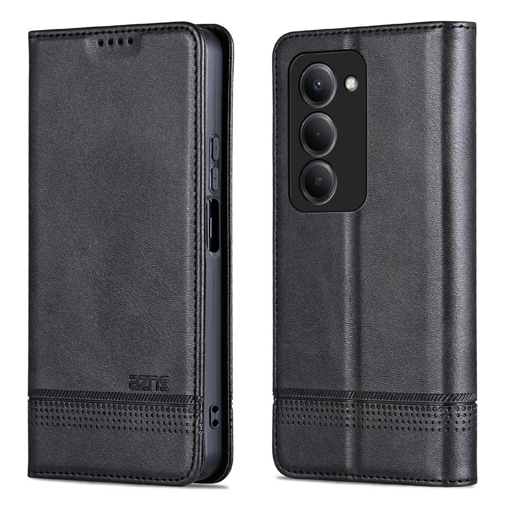 Для Xiaomi Redmi 15 5G (Глобальный) (169 мм) Чехол-кошелек из воловьей кожи с текстурой из искусственной кожи для телефона