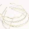 Styling Thin Hair Bands Fashion Bangs Hair Hoops Girls Metal Waves Headband