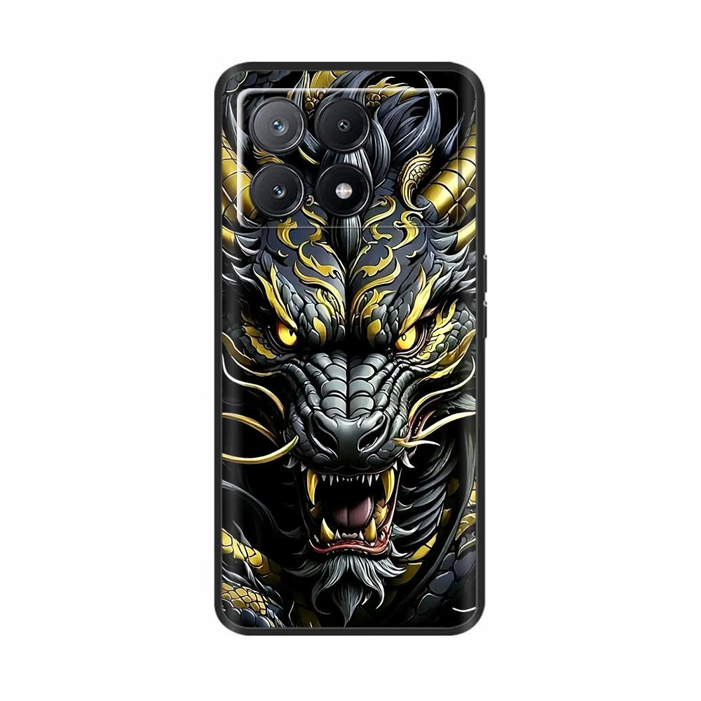 Чехол для Poco X6 Чехол для телефона Милый кот Coque Обложка для Xiaomi Poco X6 Pro Poco X 6 Pro X6Pro Pocox6 Pro 5G Жидкие силиконовые чехлы